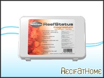 Reef status MAGNESIUM ET CARBONATE/BORATE ALKALINITY