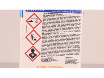 Solutions étalons nitrates, gamme étroite en eau de mer HI781-11 HANNA