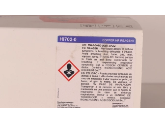 Checker Cuivre, gamme large (5,00 mg.L) HI702 Mini-photomètre HANNA