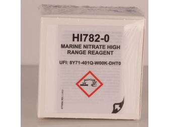 Réactifs pour nitrates en eau de mer, gamme large (HI782-25), 25 tests HANNA