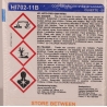 Solutions étalons cuivre, gamme large à 0,00 et 2,00 mg.L HI702-11 HANNA