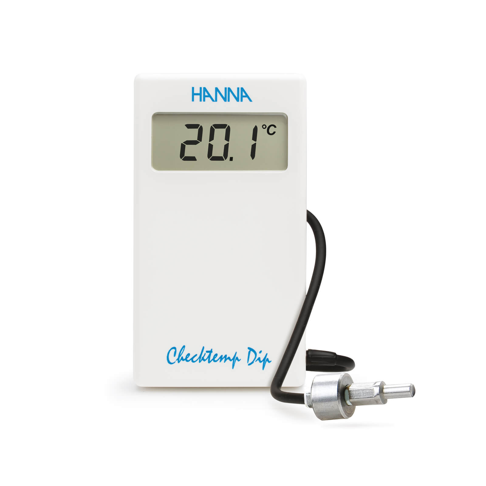 Thermomètre numérique avec sonde pondérée en acier inoxydable fixée à un  câble en silicone de 3 m (9,9 pi) - HI985394
