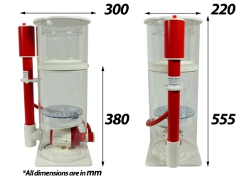 Mini Bubble King 200 VS21 with RDX DC V24 - extra slim VS 230 V - 50 Hz