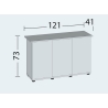 Meuble SBX RIO 240 CHENE CLAIR  JUWEL