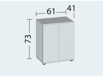 Meuble LIDO 120  JUWEL BLANC