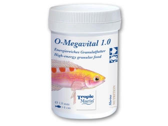 O-Megavital 1.0 mm 75 g TROPIC MARIN Nutrition pour poissons marin