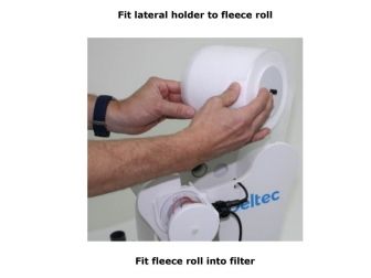 Papier rouleau pour Deltec Fleece filter