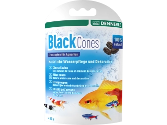 BLACK CONES - CÔNES D´AULNE POUR 1.200 L, 40 G Dennerle