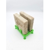 2 Brick Stand Bio Brick Stands Aquaprint jaune