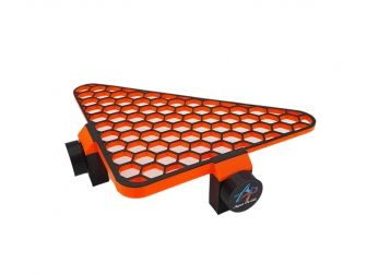 Corner Magnetic Underglow Frag Racks Aquaprint Orange