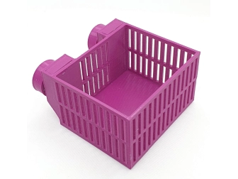 Magntic Mushroom Basket - Nano Media Baskets Aquaprint violet