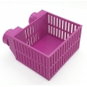 Magntic Mushroom Basket - Nano Media Baskets Aquaprint violet