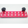 16 Hole Rack and Plugs Twist-Loc Racks Aquaprint Rose