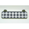 16 Hole Rack and Plugs Twist-Loc Racks Aquaprint Jaune