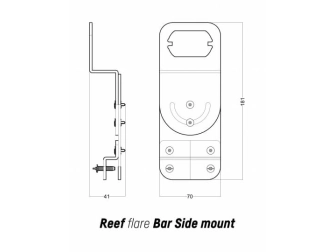 Reef Factory - Reef Flare Bars Side Mount Kit