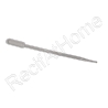 Plastic feeding pipette, 25 cm. large volume 10ml.