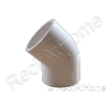 PVC Blanc Coude 45 degrés  20mm