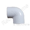 PVC Blanc  Coude 90 degrés 20mm