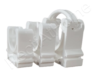 PVC Tube clip open 50mm