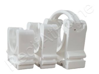 PVC Tube clip open 25mm