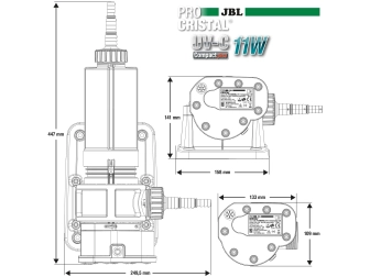 JBL PROCRISTAL UV-C Compact plus 11 W r i