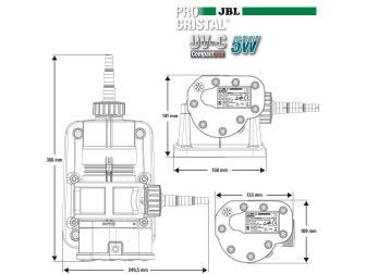 JBL PROCRISTAL UV-C Compact plus 5 W r