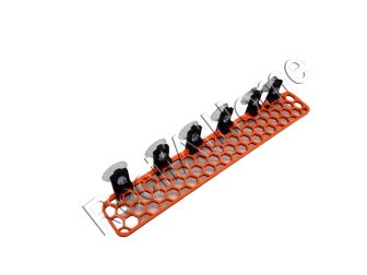 30cm Large Honeycomb Slimline Suction Cup Underglow Frag Racks Aquaprint orange