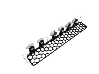 30cm Large Honeycomb Slimline Suction Cup Underglow Frag Racks Aquaprint Noir