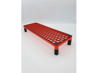 Large Free Standing Suction Cup Underglow Frag Racks Aquaprint Orange 