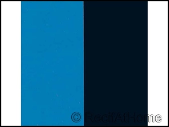 POSTER BLEU/NOIR 50cm X 1 mètre