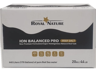 Ion Balanced Pro Reef Salt 20 kg. Carton Box Royal Nature