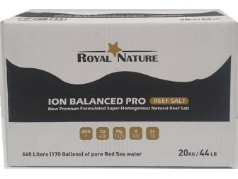 Ion Balanced Pro Reef Salt 20 kg. Carton Box Royal Nature