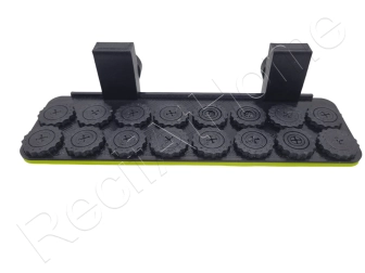 16 Hole Rack and Plugs Twist-Loc Racks Aquaprint Jaune