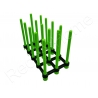 Raised XLWide Bio Ball Stands Aquaprint Green Lxlxh 15x8x13cm