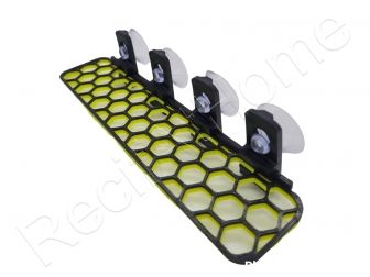 20cm Honeycomb Small Suction Cup Underglow Frag Racks Aquaprint Jaune largeur 4,5cm