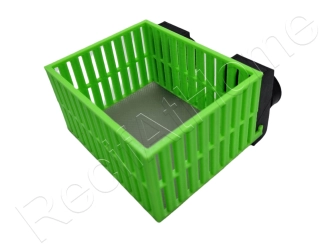 Magntic Mushroom Basket - Nano Media Baskets Aquaprint vert Fluo Lxlxh 9,5x7,5x5cm