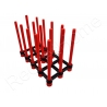 Raised XLWide Bio Ball Stands Aquaprint Rose Lxlxh 15x8x13cm