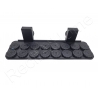 16 Hole Rack and Plugs Twist-Loc Racks Aquaprint Noir