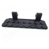 16 Hole Rack and Plugs Twist-Loc Racks Aquaprint Vert