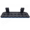 16 Hole Rack and Plugs Twist-Loc Racks Aquaprint bleu