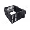 Magntic Mushroom Basket - Nano Media Baskets Aquaprint Noir  Lxlxh 9,5x7,5x5cm