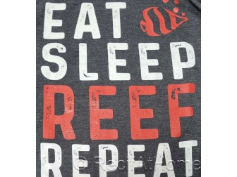 T-shirt EAT SLEEP REEF DARK GREY taille au choix