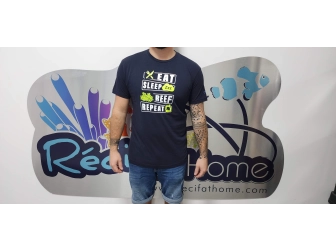 T-shirt EAT SLEEP REEF BLUE taille au choix