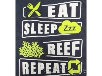 T-shirt EAT SLEEP REEF BLUE taille au choix