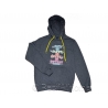 Sweat capuche EAT SLEEP REEF REPEAT ROYAL GREY taille au choix