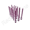 Raised XLWide Bio Ball Stands Aquaprint violet/transparent Lxlxh 15x8x13cm