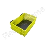 Magntic Mushroom Basket Media Baskets Aquaprint Jaune/Noir Lxlxh 15x10x5cm