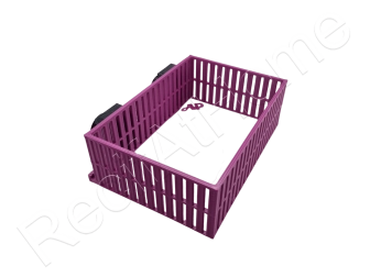 Magntic Mushroom Basket Media Baskets Aquaprint Violet/transparent Lxlxh 15x10x5cm