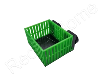 Magntic Mushroom Basket - Nano Media Baskets Aquaprint vert Fluo Lxlxh 9,5x7,5x5cm