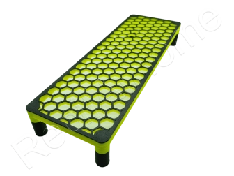 Large Free Standing Suction Cup Underglow Frag Racks Aquaprint Jaune 30X10cm 4,3cmH